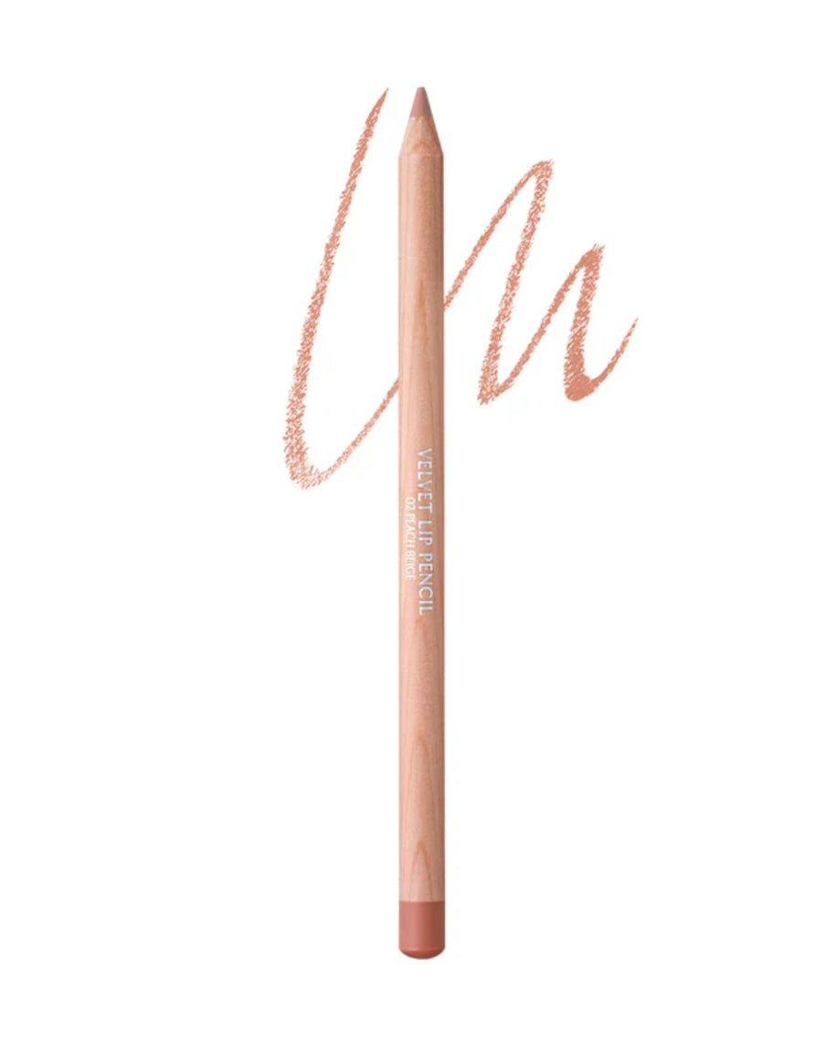 CLIO Velvet Lip Pencil Set (+ sharpener - Peach Beige & Rosy Pink)