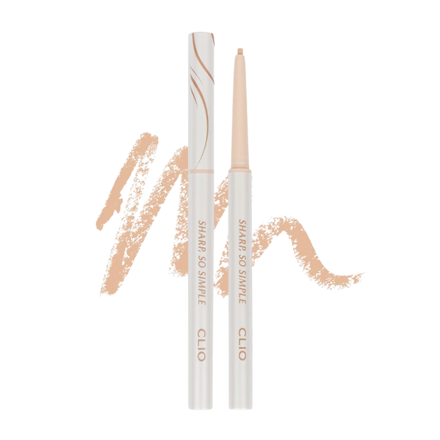 CLIO Sharp So Simple Waterproof Pencil Liner (Rose, Coral, Brown and Creamy)