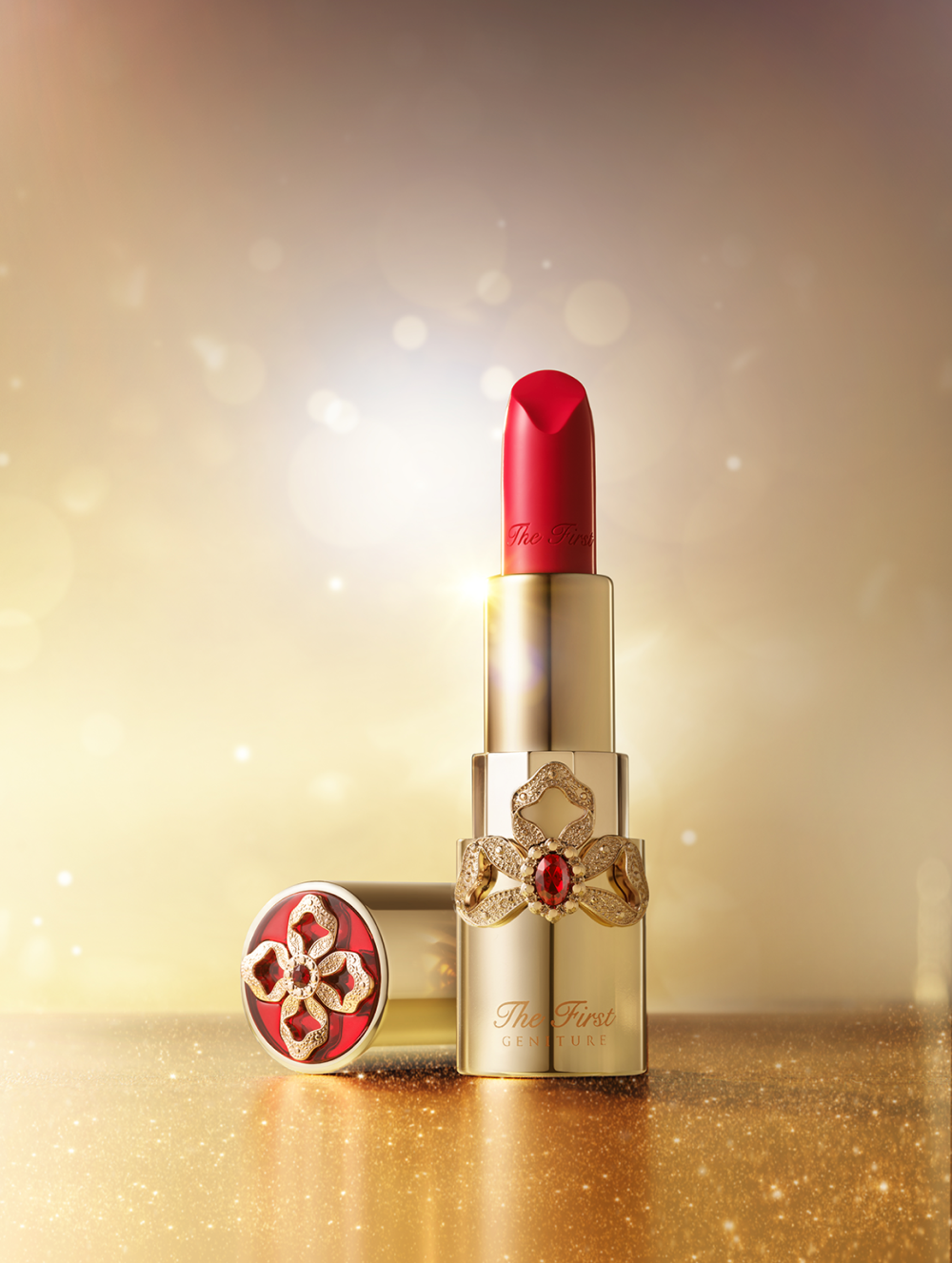 O HUI The First Geniture Sheer Velvet Lipstick - Red