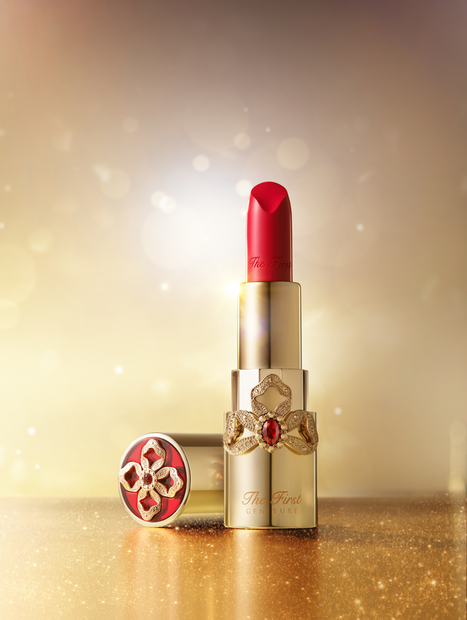 O HUI The First Geniture Sheer Velvet Lipstick - Red