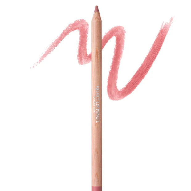 CLIO Velvet Lip Pencil Set (+ sharpener - Peach Beige & Rosy Pink)