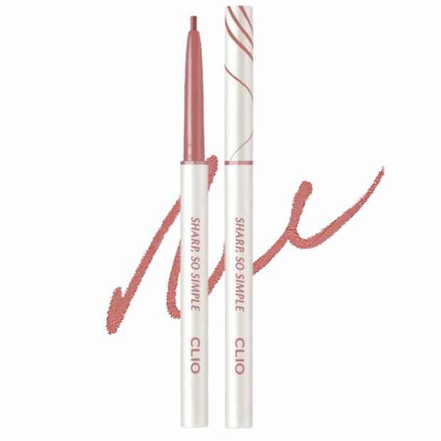 CLIO Sharp So Simple Waterproof Pencil Liner (Rose, Coral, Brown and Creamy)