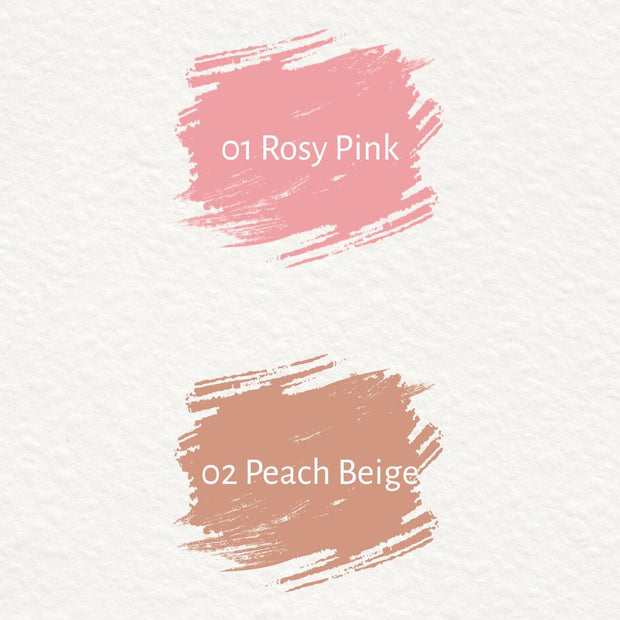 CLIO Velvet Lip Pencil Set (+ sharpener - Peach Beige & Rosy Pink)