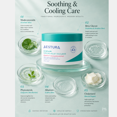 AESTURA A-Cica365 Cooling Relief Pads pH4.5 60P