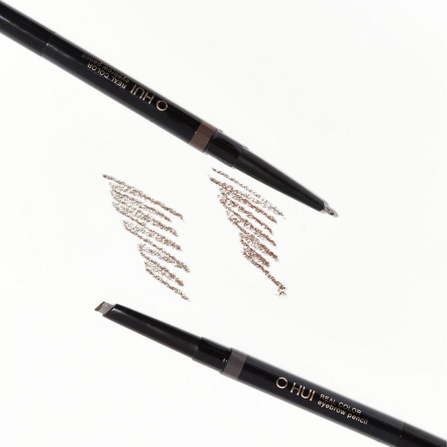 O HUI Real Color Eyebrow Pencil No. 01 and 02