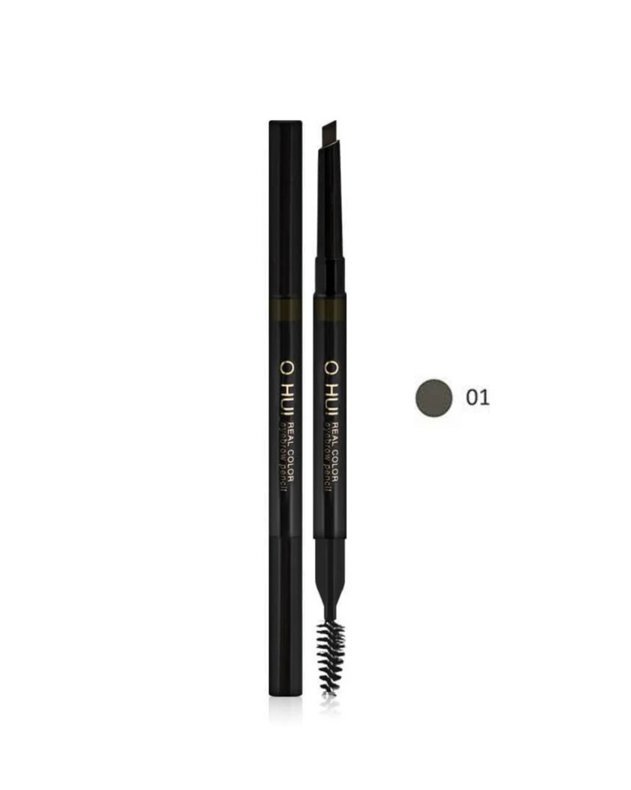 O HUI Real Color Eyebrow Pencil No. 01 and 02
