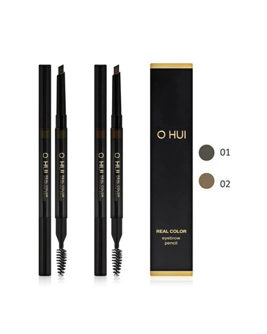 O HUI Real Color Eyebrow Pencil No. 01 and 02