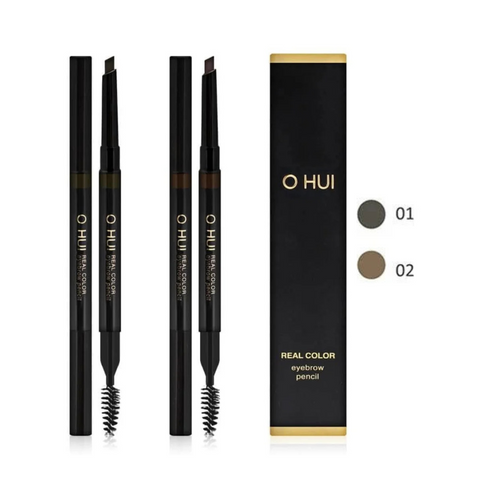 O HUI Real Color Eyebrow Pencil No. 01 and 02