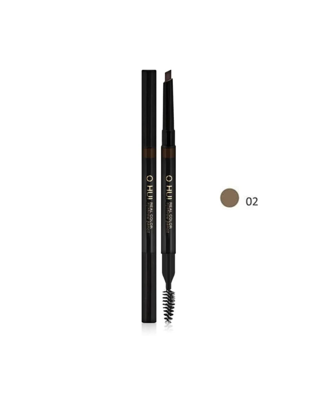 O HUI Real Color Eyebrow Pencil No. 01 and 02