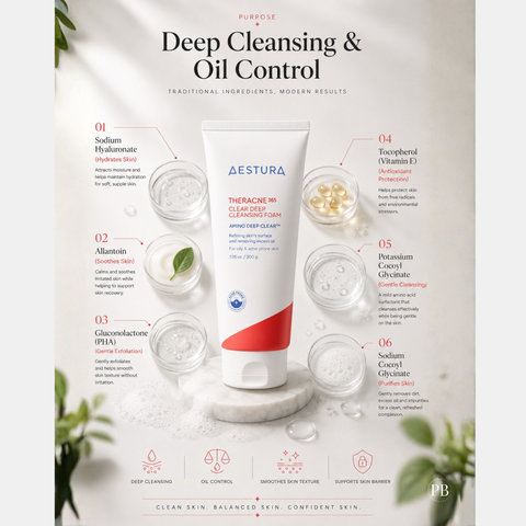 Aestura Theracne 365 Clear Deep Cleansing Foam 200 g
